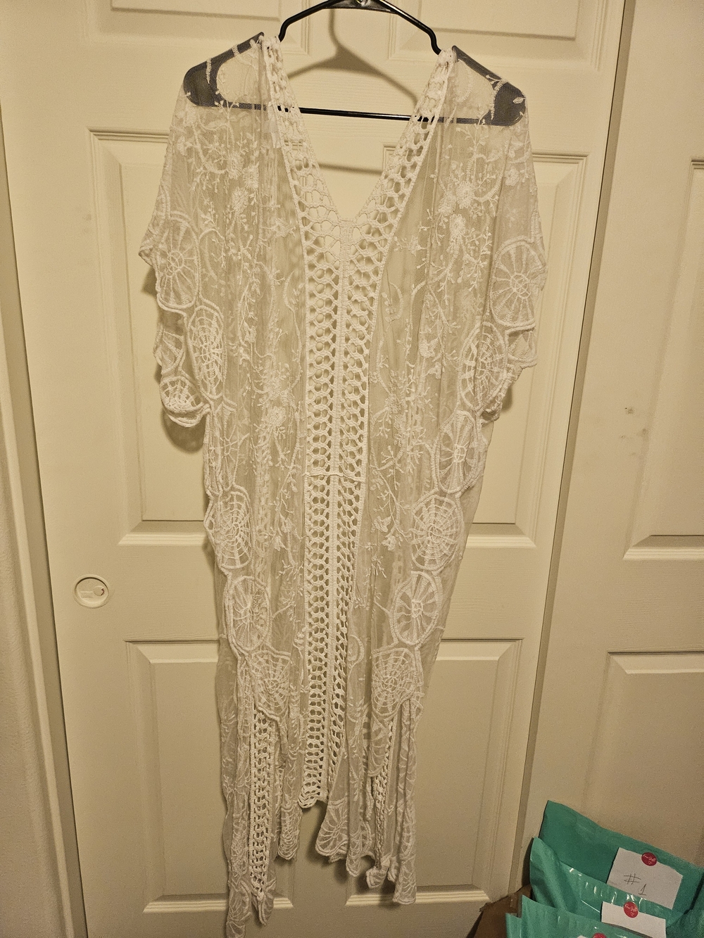 Roommates White Lace Swim Coverup - Picture 5 of 6